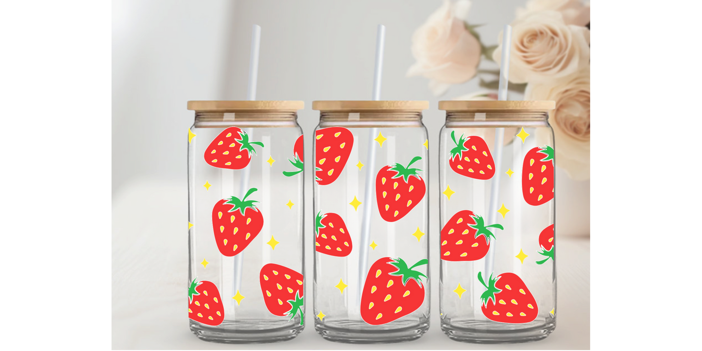 Red Strawberry Design