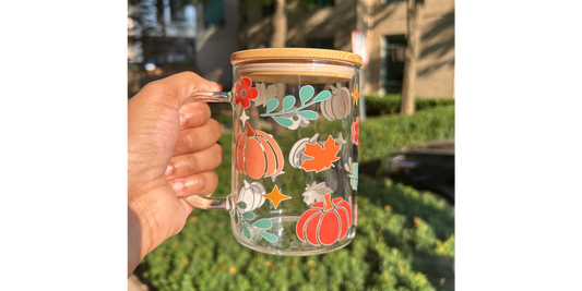 Boho Pumpkin Cup Design