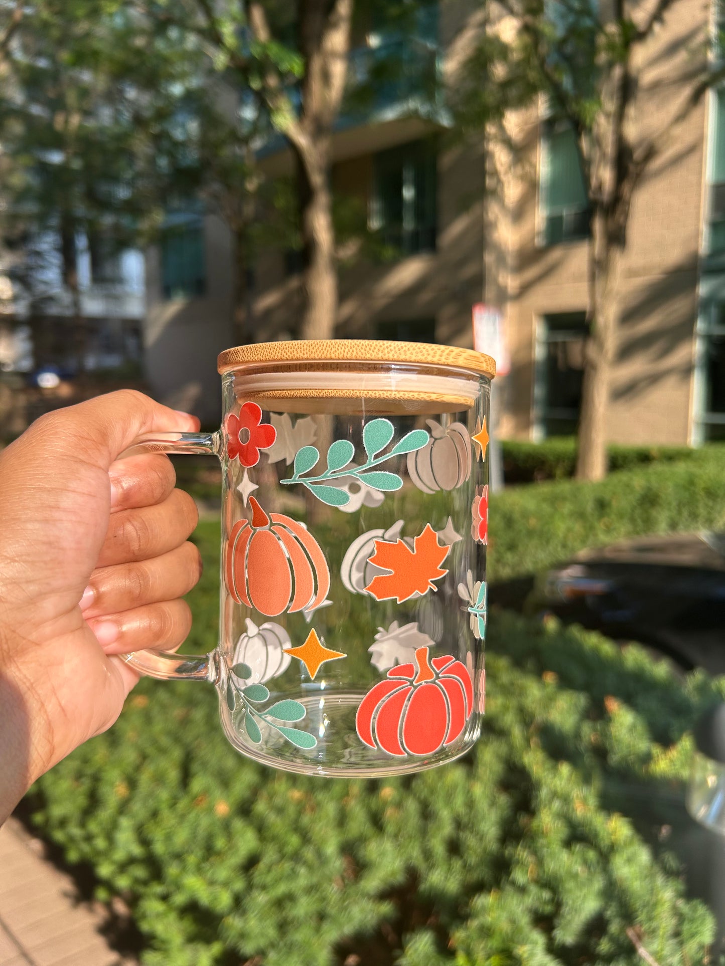 Boho Pumpkin Cup Design