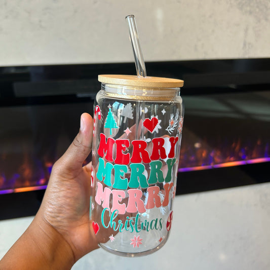 Merry Christmas Cup Design